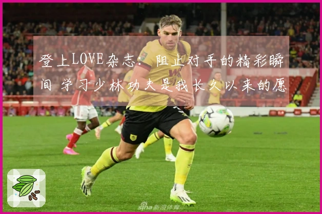 登上LOVE杂志：阻止对手的精彩瞬间 学习少林功夫是我长久以来的愿望
